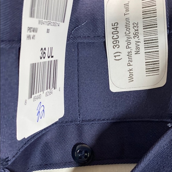 Dickies Men's Navy Dress Pants 36x32 - Picture 5 of 9